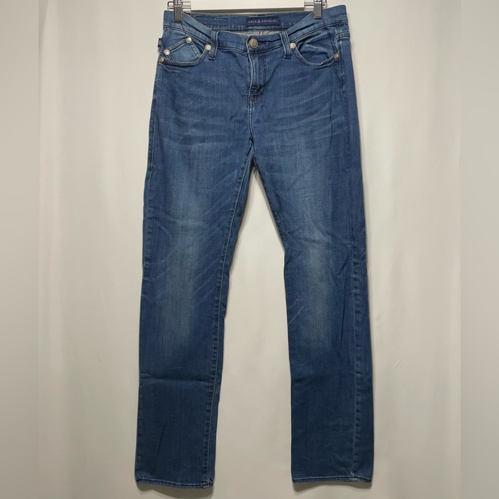 Rock & Republic Berlin Straight Leg Women's Jeans Size 10